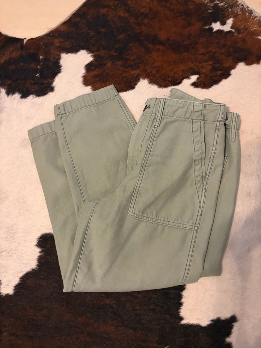 Madewell Light Olive Cargo Pants